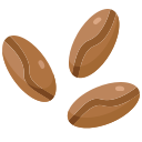 grains de café 