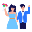 pareja de boda 