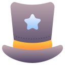 sombrero de copa icon