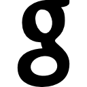 logotipo de letra de google icono