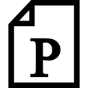 file powerpoint icona