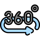 360 grados icon