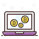 dinero digital icon