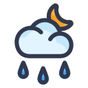 lluvia nocturna icon