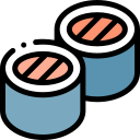 rollo de sushi icon