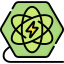 energía nuclear icon