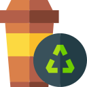 vaso de papel icon