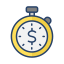 el tiempo es dinero icon