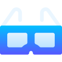 gafas 3d icon