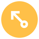 flecha diagonal icon