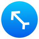 flecha diagonal icon