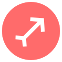 flecha diagonal icon