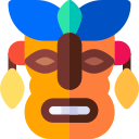 máscara tiki icon