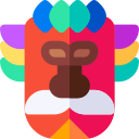 máscara tiki icon