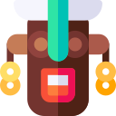 máscara tiki icon