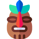 máscara tiki icon