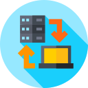 transferencia de datos icon