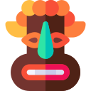 máscara tiki icon