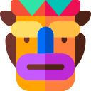 máscara tiki icon