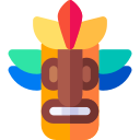 máscara tiki icon