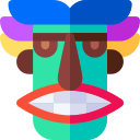 máscara tiki icon