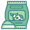 la alimentación animal icon