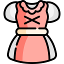 falda acampanada icon