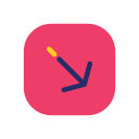 flecha diagonal icon