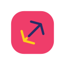 flecha diagonal icon