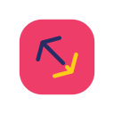 flecha diagonal icon