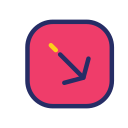 flecha diagonal icon