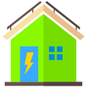 casa solar icon