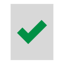 marca de verificación icon