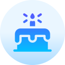 Birthday cake icon