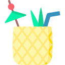 cocktail all'ananas icona