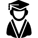 Ícone de usuário de graduação 