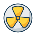 energía nuclear icon