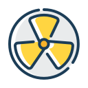 energía nuclear icon