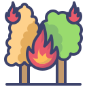 incendio forestal icon