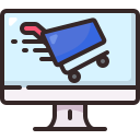 las compras en línea icon