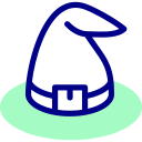 sombrero de bruja icon