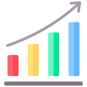 gráfico de crecimiento icon