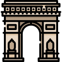 arco del triunfo icon