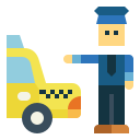 conductor de taxi icon