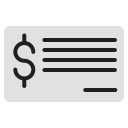 cheque bancario icon