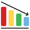 disminución icon