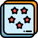 cinco estrellas icon