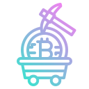 minería bitcoin icon