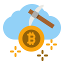 minería bitcoin icon