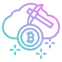 minería bitcoin icon